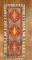 Colorful Vintage Turkish Kars Wide Runner No. r4953