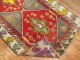 Colorful Vintage Turkish Kars Wide Runner No. r4953