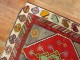 Colorful Vintage Turkish Kars Wide Runner No. r4953