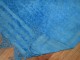 Wild Blue Vintage Turkish Mohair Rug No. r5000