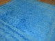 Wild Blue Vintage Turkish Mohair Rug No. r5000