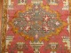 Antique Oushak Throw Rug No. r5062