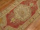 Formal Medallion Vintage Small Oushak Runner No. r5124