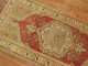 Formal Medallion Vintage Small Oushak Runner No. r5124