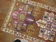 Brown Field Color Pop Anatolian Turkish Runner No. r5170