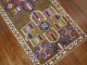 Brown Field Color Pop Anatolian Turkish Runner No. r5170