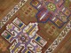 Brown Field Color Pop Anatolian Turkish Runner No. r5170