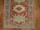 Red Field Icy Blue Border Antique Heriz Rug No. r5195