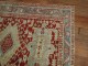 Red Field Icy Blue Border Antique Heriz Rug No. r5195