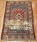 Quirky Red Blue Distressed Turkish Rug No. r5210