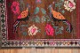 Double Pigeon Vintage Turkish Rug No. r5260