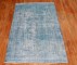 Blue Over-dye Worn Rug No. r5269