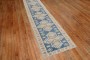 Denim Blue Geometric Turkish Runner No. r5291