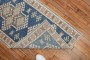 Denim Blue Geometric Turkish Runner No. r5291