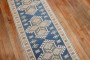 Denim Blue Geometric Turkish Runner No. r5291