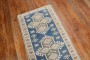 Denim Blue Geometric Turkish Runner No. r5291