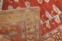 Quirky Folk Art Tribal Camel Medallion Caucasian Rug No. r5309