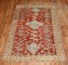 Quirky Folk Art Tribal Camel Medallion Caucasian Rug No. r5309