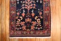 Jewel Toned Navy Persian Sarouk Rug No. r5355