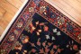 Jewel Toned Navy Persian Sarouk Rug No. r5355