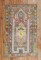 Vintage Turkish Eclectic Prayer Motif Rug No. r5363