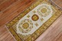 Ivory Gold Antique Khotan Scatter Rug No. r5364