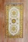 Ivory Gold Antique Khotan Scatter Rug No. r5364