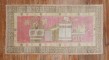 Pink Khotan Samarkand Accent Rug No. r5374