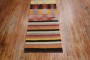 Tribal Geometric Kilim Runner No. r5380