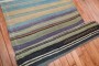 Green Striped Turkish Kilim Runner No. r5395