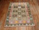 Colorful Turkish Kars Animal Figure Border Rug No. r5411