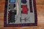 Choo Choo Train American Hooked Pictorial Rug No. r5417