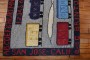 Choo Choo Train American Hooked Pictorial Rug No. r5417