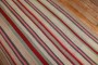 Mid Century Abstract Persian Striped Kilim Wide Runner No. r5425