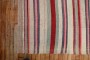 Mid Century Abstract Persian Striped Kilim Wide Runner No. r5425