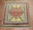 Yellow Green Turkish Scatter Square Rug No. r5494