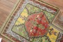 Yellow Green Turkish Scatter Square Rug No. r5494