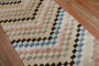 Long Checkerboard Turkish Deco Runner No. r5524