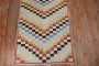 Long Checkerboard Turkish Deco Runner No. r5524