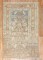 Antique Heriz Abrash Throw Rug No. r5527