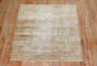 Worn Square Indian Rug No. r5546