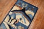 Chinese Peking Pictorial Throw Rug No. r5591