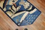 Chinese Peking Pictorial Throw Rug No. r5591