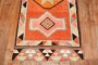 Orange Tribal Turkish Runner No. r5630