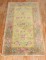 Yellow Floral Art Deco Rug No. r5644