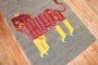 Lion Pictorial Persian Kilim Wall Hanging  No. r5706