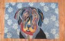 American Hooked Dog Rug No. r5716