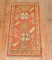 Orange Antique Oushak Throw Rug No. r5806