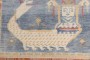 Blue Turkish Pictorial Rug No. r5841