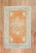 Orange Turkish Antique Oushak Rug No. r5844